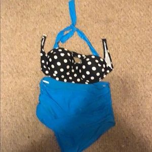 This two piece bathing suit